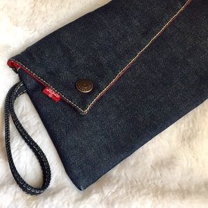 Levi’s Denim Clutch Wristlet